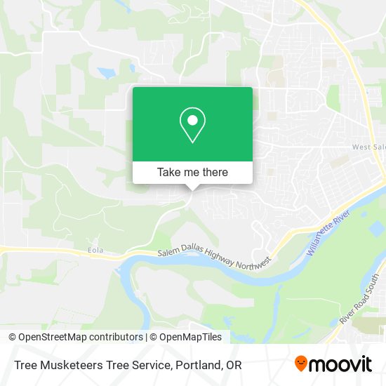 Mapa de Tree Musketeers Tree Service