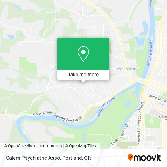 Salem Psychiatric Asso map