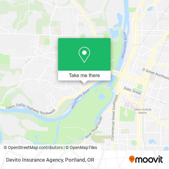 Mapa de Devito Insurance Agency