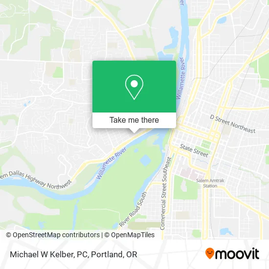 Michael W Kelber, PC map