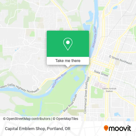 Capital Emblem Shop map