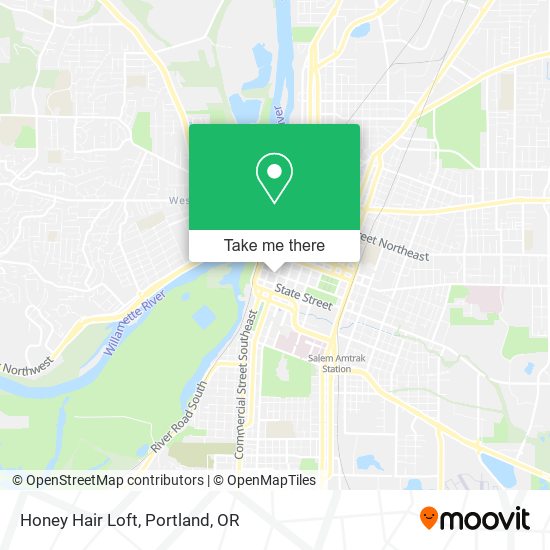 Honey Hair Loft map