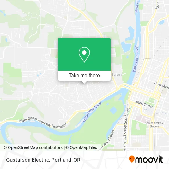 Gustafson Electric map