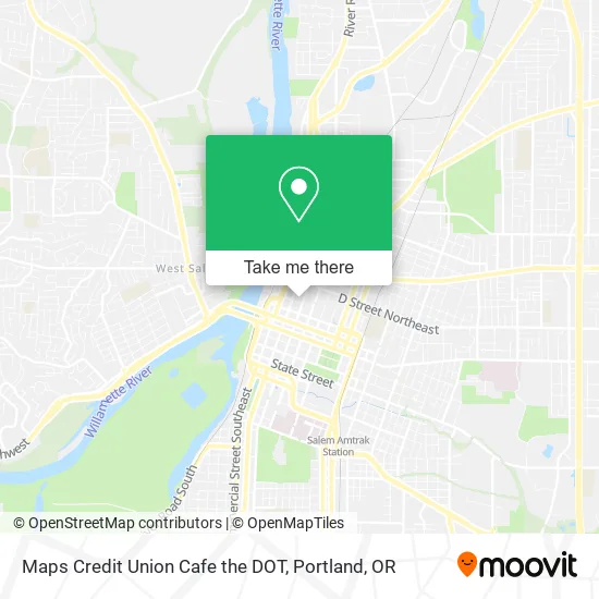 Maps Credit Union Cafe the DOT map
