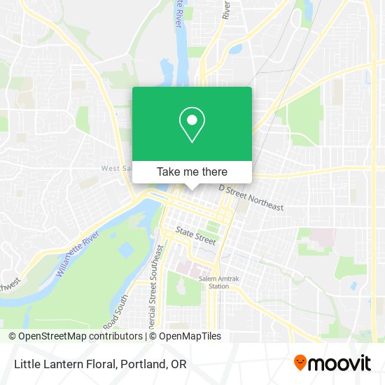 Little Lantern Floral map
