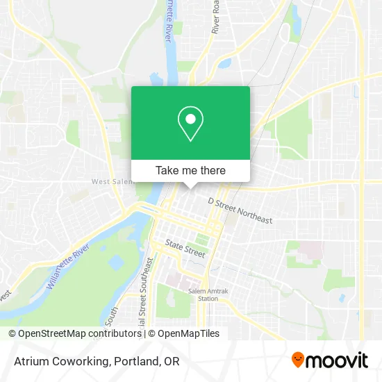 Atrium Coworking map