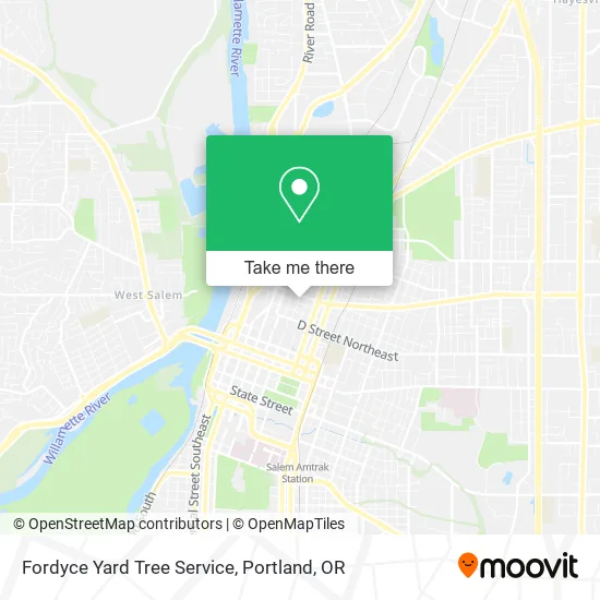 Fordyce Yard Tree Service map