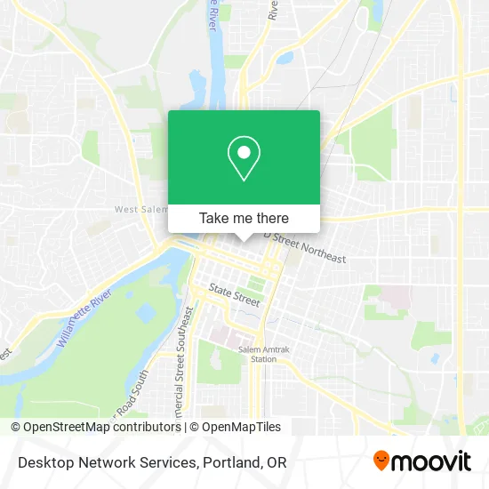 Desktop Network Services map