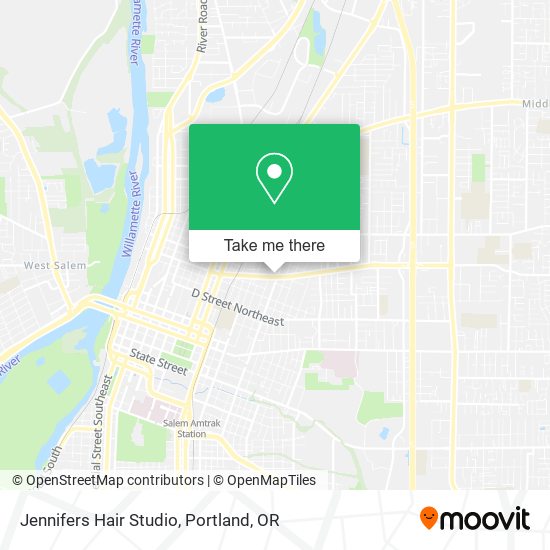 Mapa de Jennifers Hair Studio