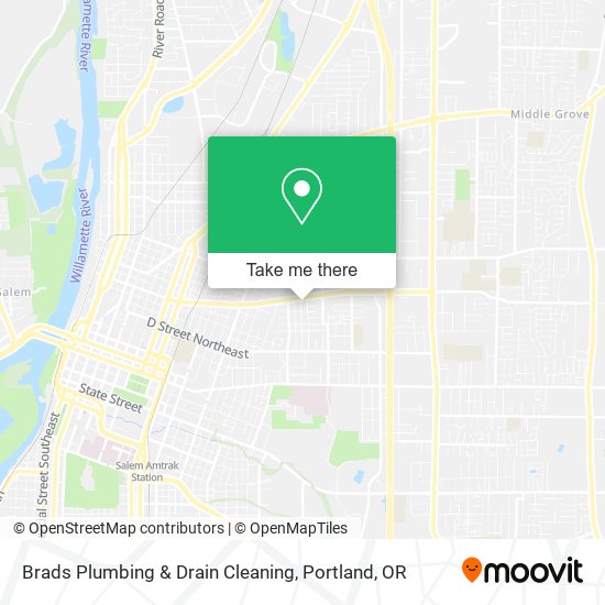 Brads Plumbing & Drain Cleaning map