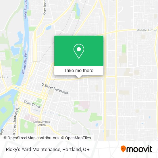 Ricky's Yard Maintenance map