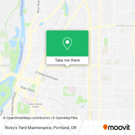 Ricky's Yard Maintenance map