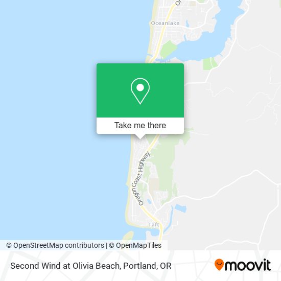 Second Wind at Olivia Beach map