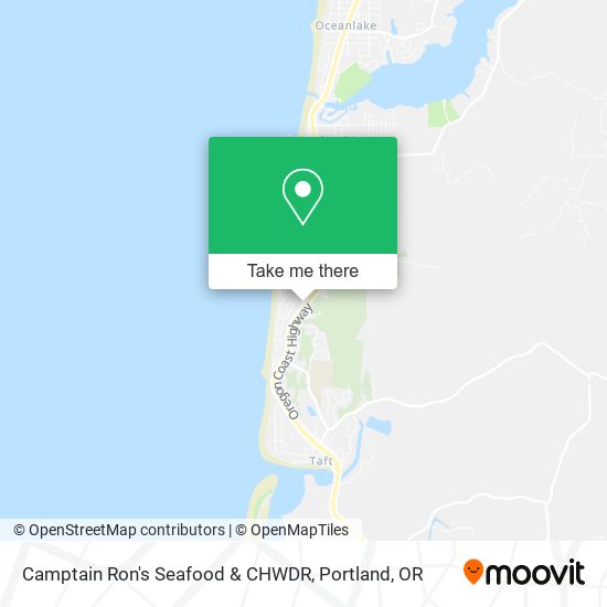 Camptain Ron's Seafood & CHWDR map