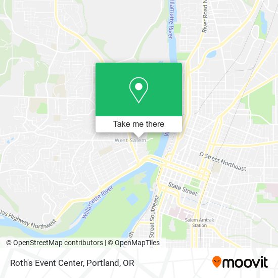 Roth's Event Center map