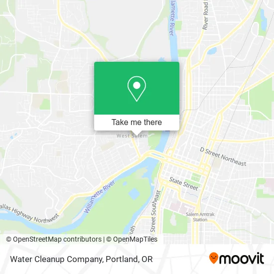 Water Cleanup Company map