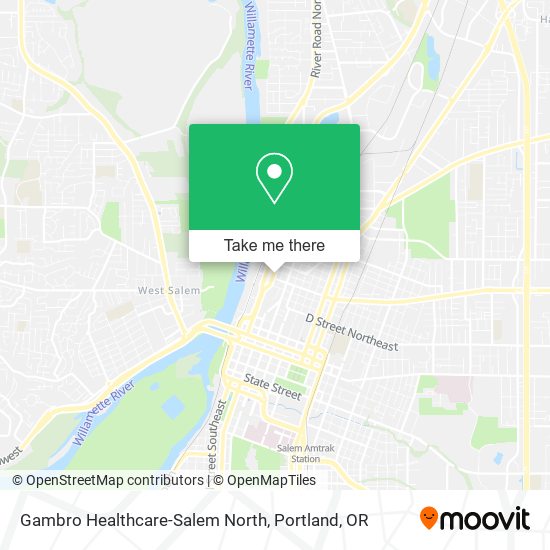 Mapa de Gambro Healthcare-Salem North