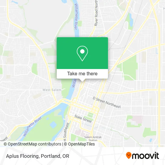 Aplus Flooring map