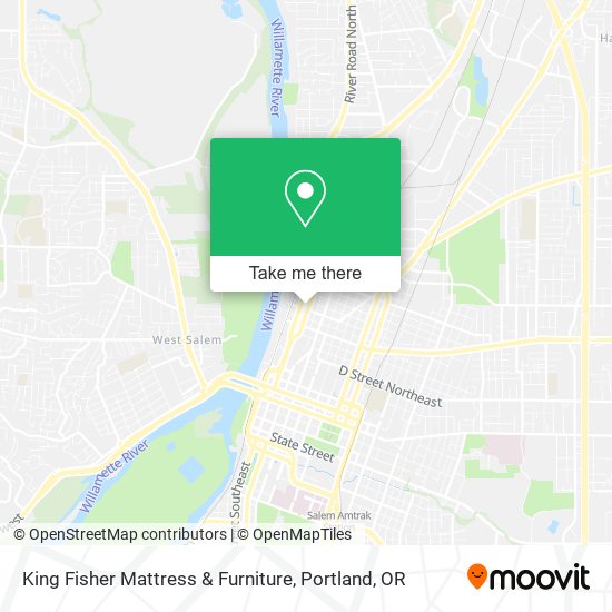 Mapa de King Fisher Mattress & Furniture