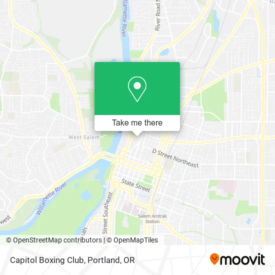 Capitol Boxing Club map
