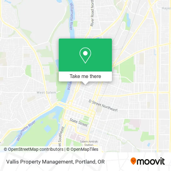 Vallis Property Management map