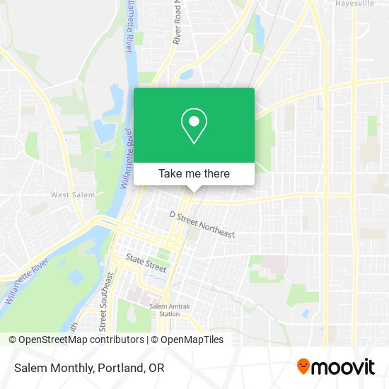 Mapa de Salem Monthly