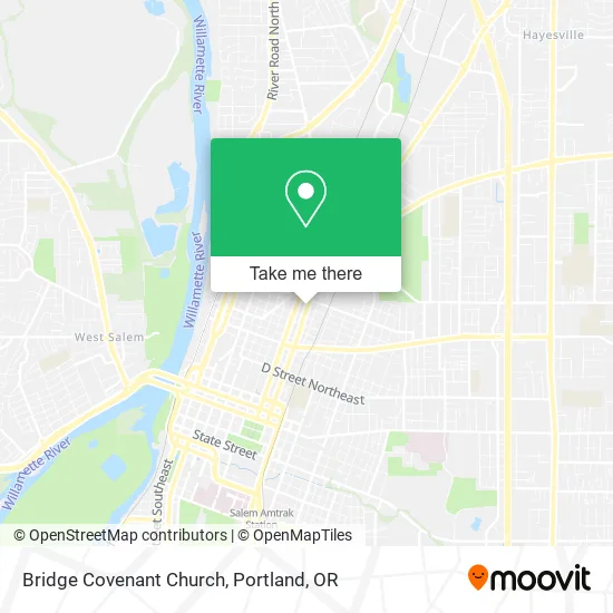Bridge Covenant Church map