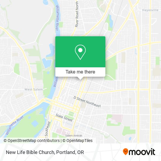 New Life Bible Church map