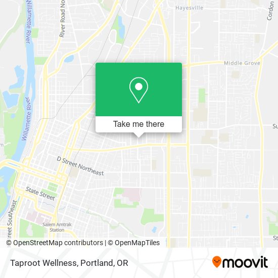 Mapa de Taproot Wellness