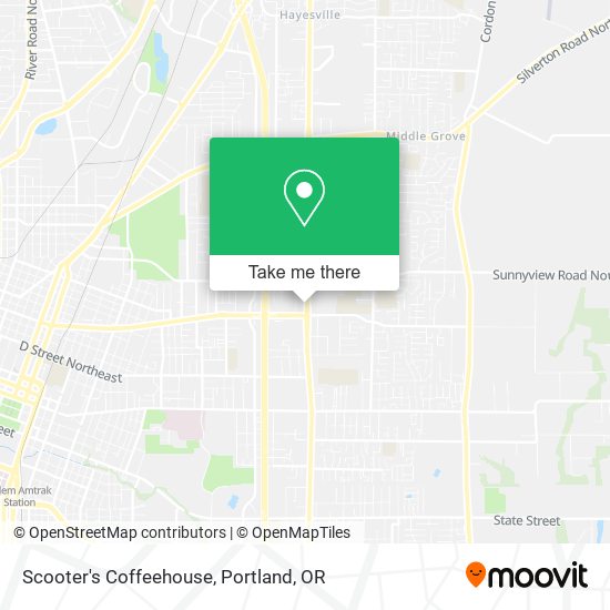 Scooter's Coffeehouse map