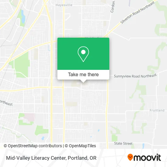Mid-Valley Literacy Center map