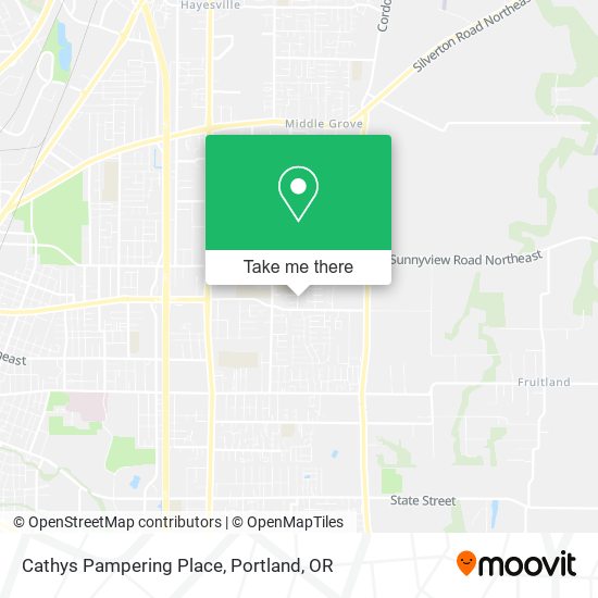 Mapa de Cathys Pampering Place