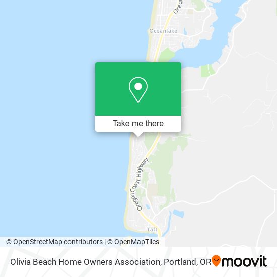 Mapa de Olivia Beach Home Owners Association