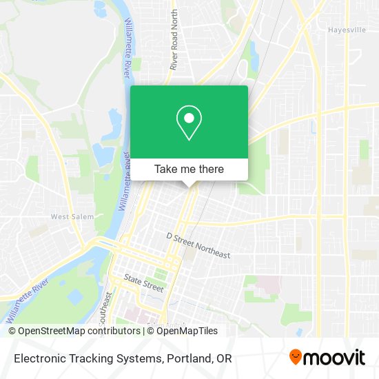 Mapa de Electronic Tracking Systems