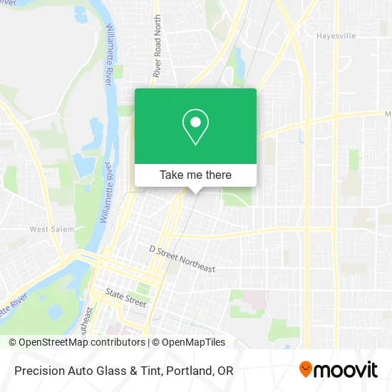Precision Auto Glass & Tint map