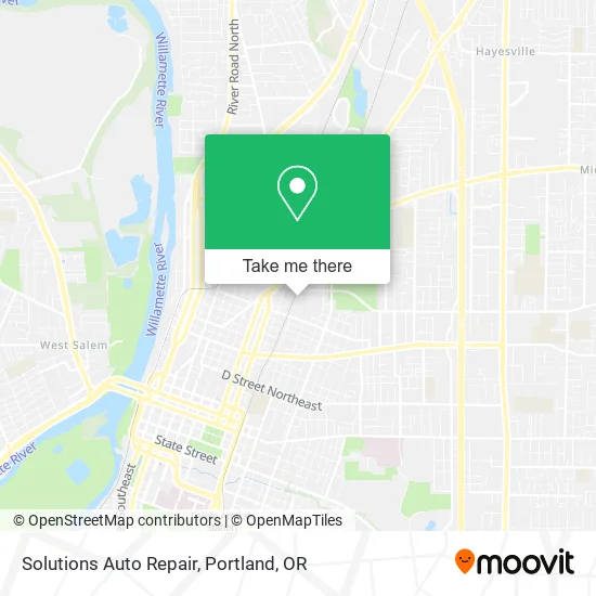 Solutions Auto Repair map