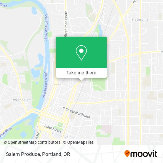 Salem Produce map