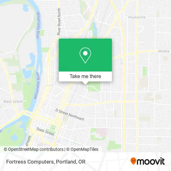 Fortress Computers map