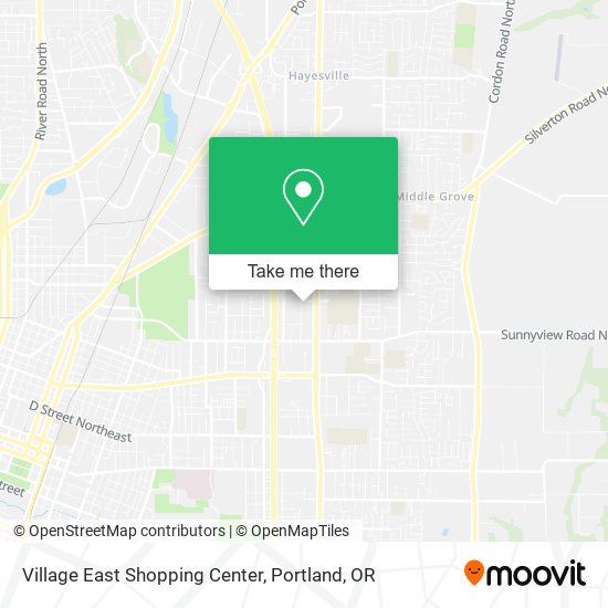 Village East Shopping Center map