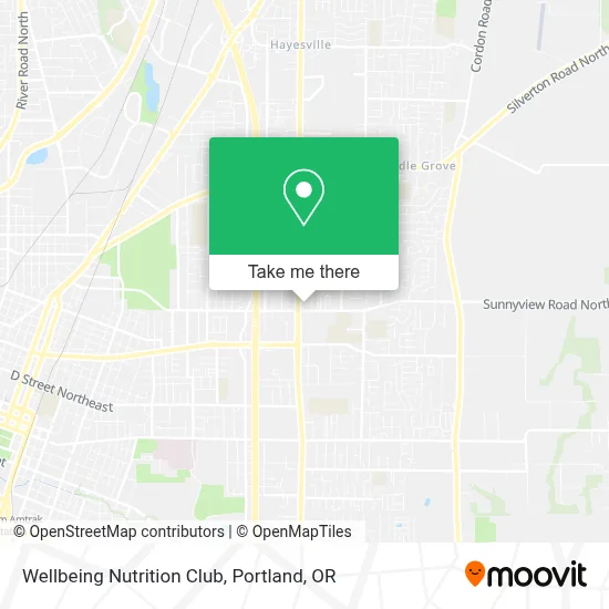 Wellbeing Nutrition Club map