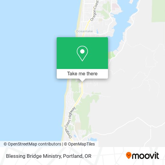 Blessing Bridge Ministry map
