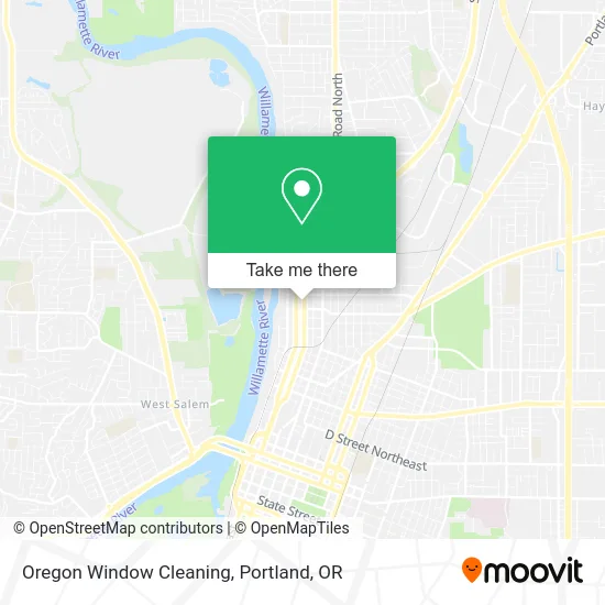 Oregon Window Cleaning map