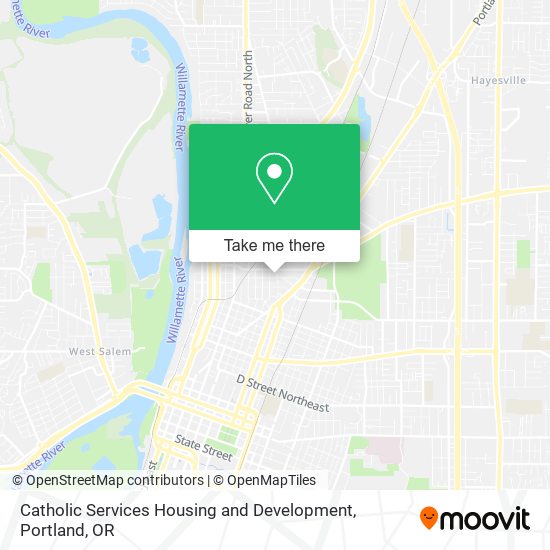 Catholic Services Housing and Development map