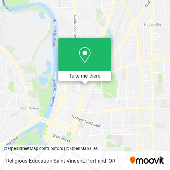 Mapa de Religious Education Saint Vincent