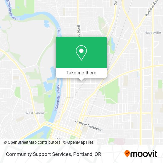 Mapa de Community Support Services