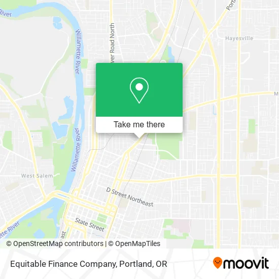Equitable Finance Company map