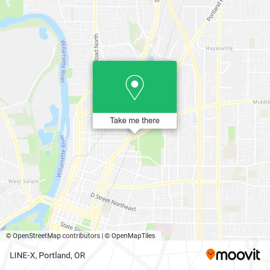 LINE-X map