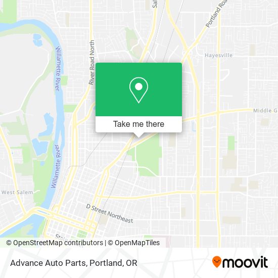 Advance Auto Parts map