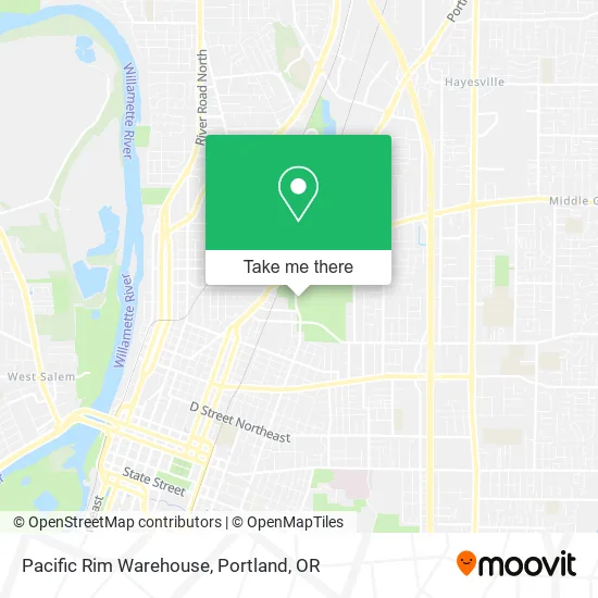 Pacific Rim Warehouse map