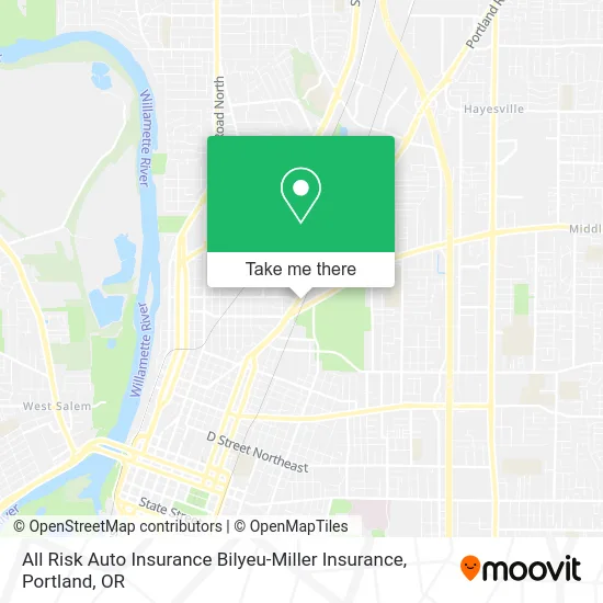 All Risk Auto Insurance Bilyeu-Miller Insurance map